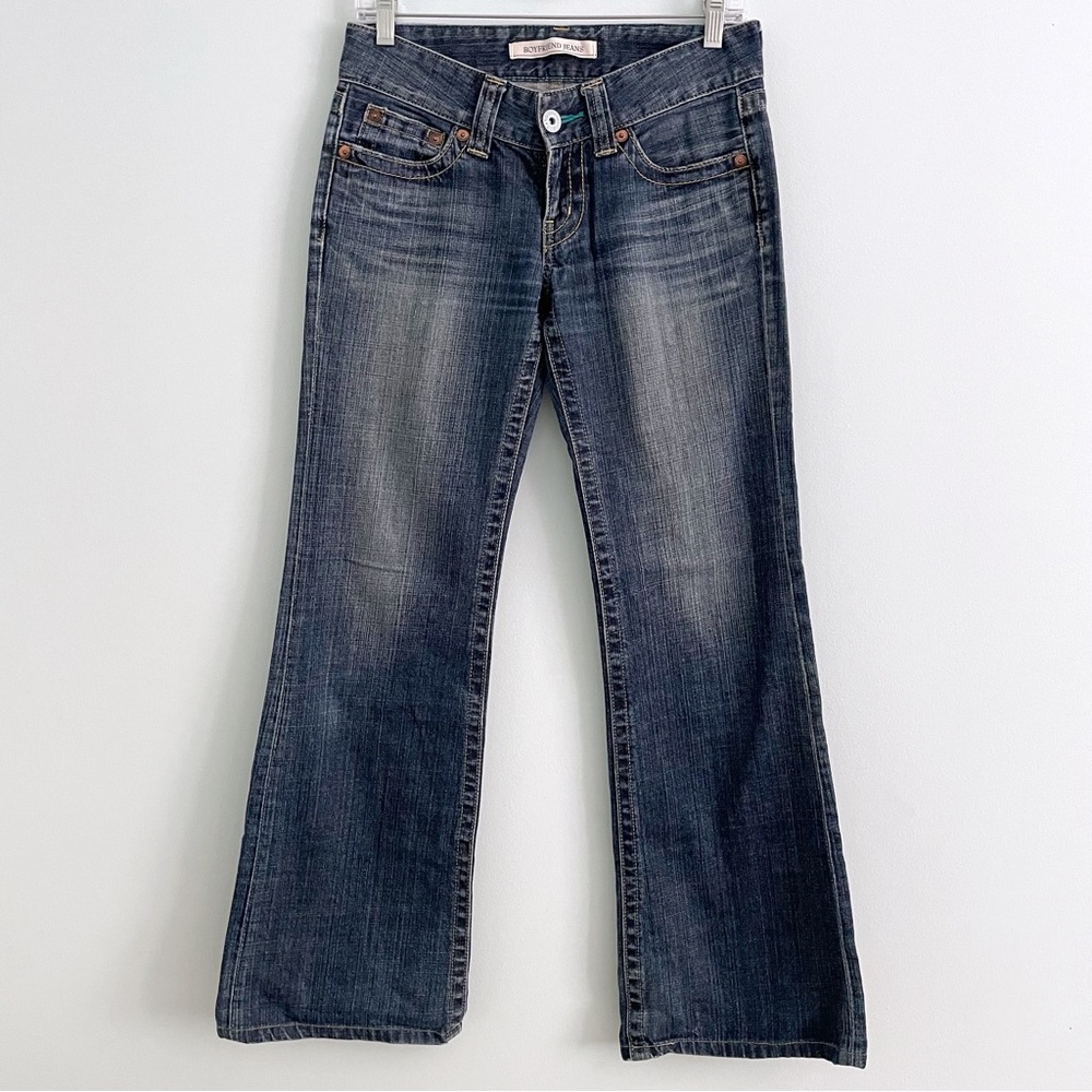 The Boyfriend Bootcut Jeans by Uniqlo with Low Rise
